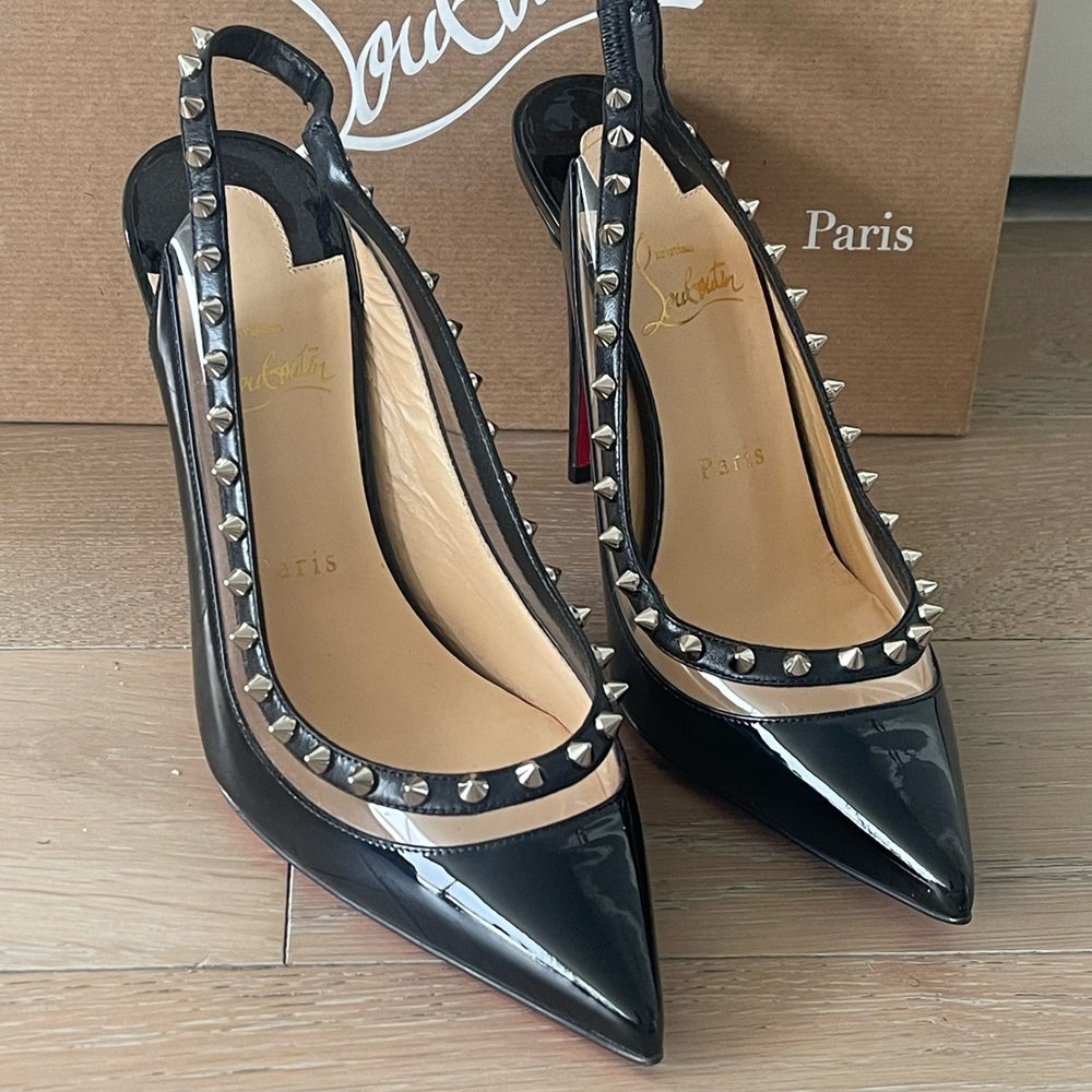 Christian Louboutin Brigadine Spike Slingback Pump